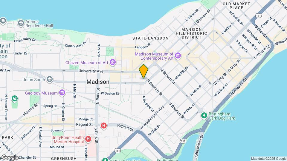 VERVE Madison - Historical Access Map and Location Details
