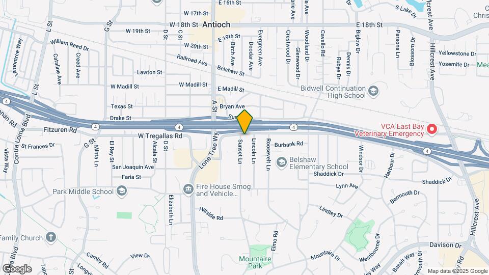 104 E Tregallas Rd Mapa y Detalles de la Ubicación