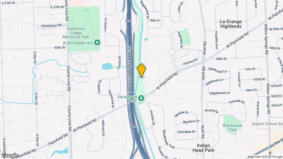 6206 Flagg Creek Ln Map and Location Details