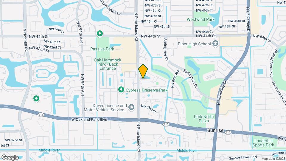 8787 NW 39th St Map and Location Details