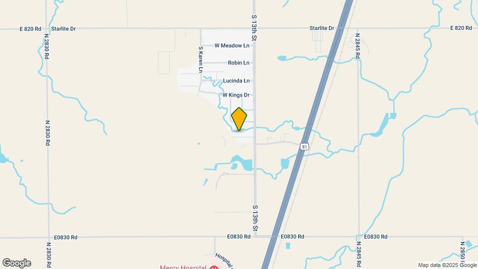 820 Aspen Dr Map and Location Details