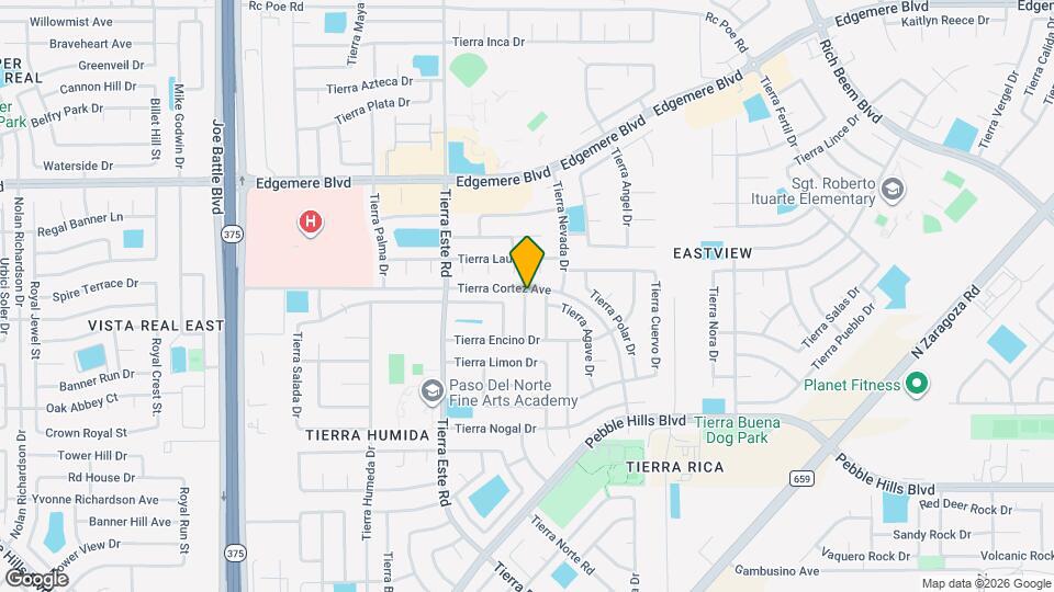 3132 Tierra Lima Dr Map and Location Details