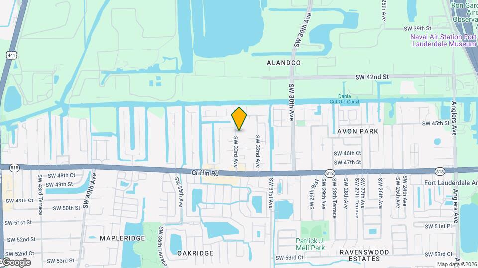 4548 SW 33rd Ave, Unit M Mapa y Detalles de la Ubicación