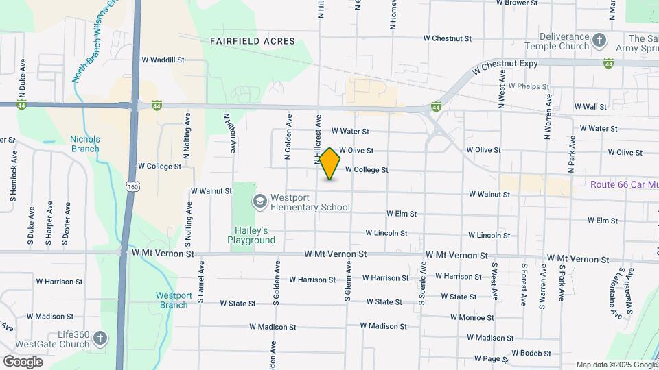 2937 W Walnut St Map and Location Details