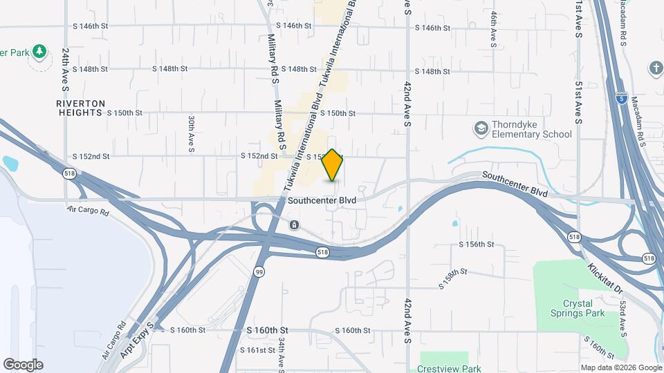 Tukwila Station Apartments Map and Location Details