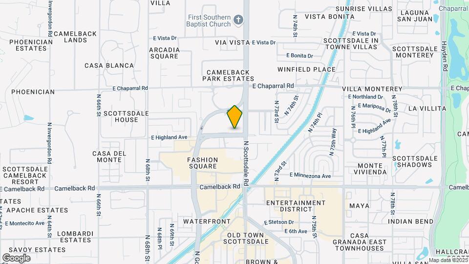 Camelview Village Mapa y Detalles de la Ubicación