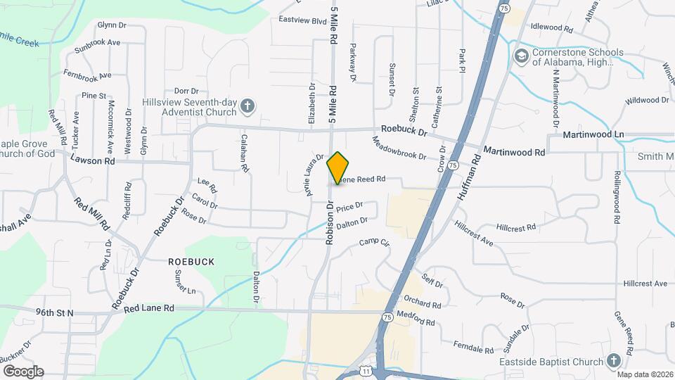 605 Robison Dr Map and Location Details