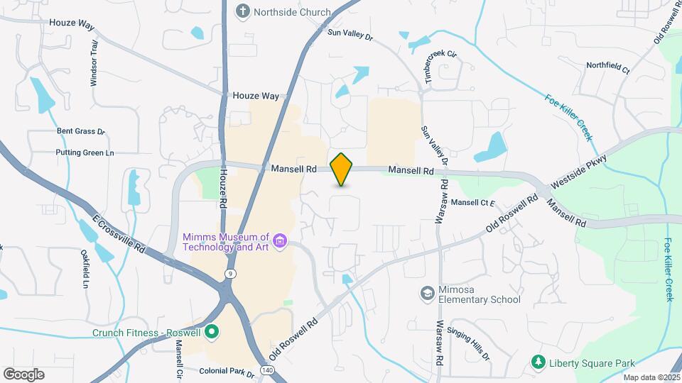 295 Roswell Commons Cir Map and Location Details