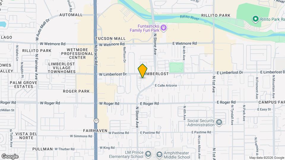 4162 N Thurston Ln Map and Location Details