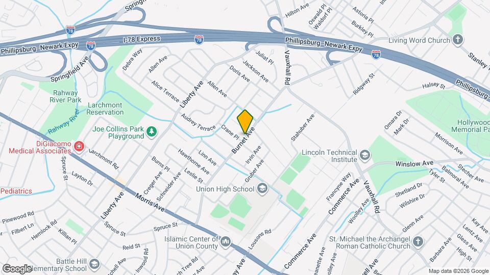 1212 Burnet Ave Map and Location Details