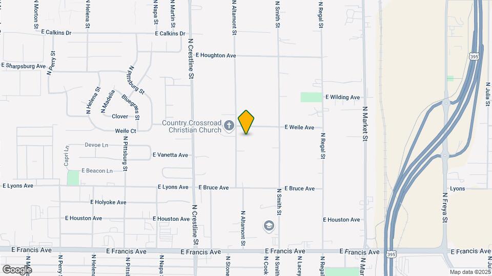 7004 N Altamont St Map and Location Details