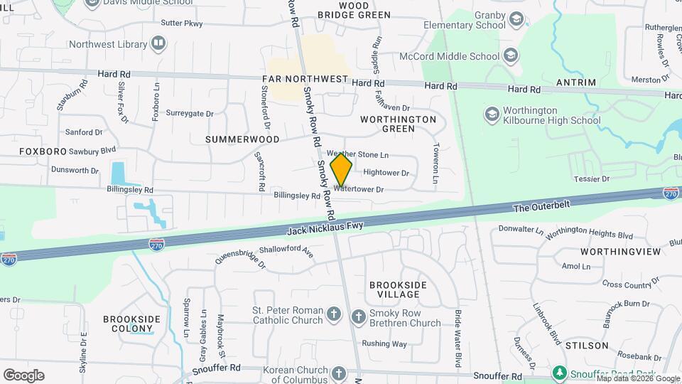 1827 Watertower Dr, Unit 1827 Map and Location Details