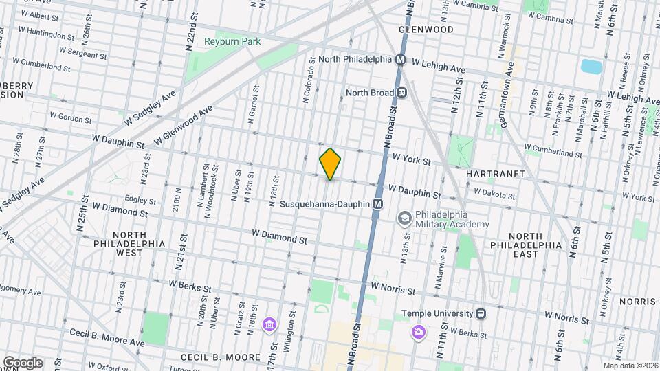 2253 N 16th St Map and Location Details