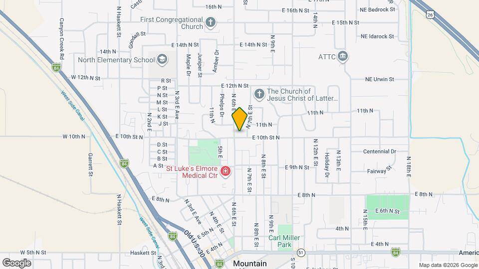 620 E 10th St N Mapa y Detalles de la Ubicación