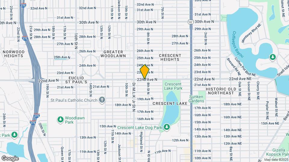 820 22nd Ave N Map and Location Details