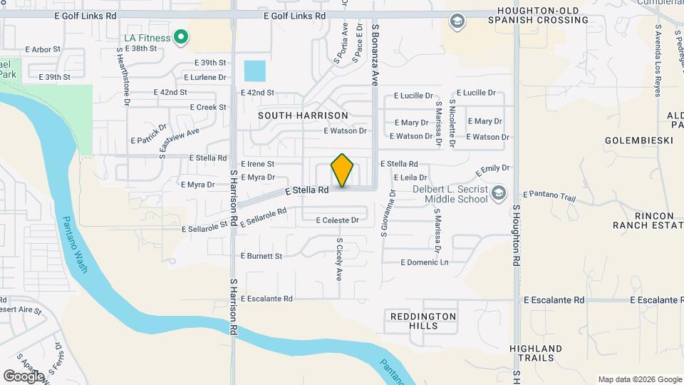 9802 E Stella Rd Mapa y Detalles de la Ubicación