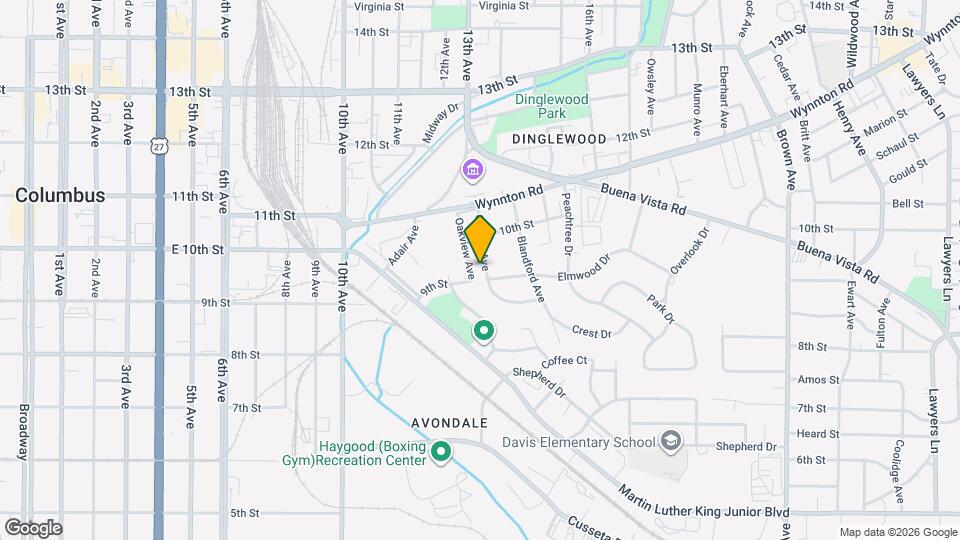 923 Cooper Ave Map and Location Details