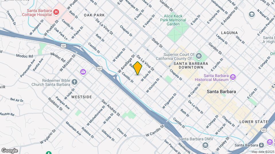 1417 Bath St Map and Location Details