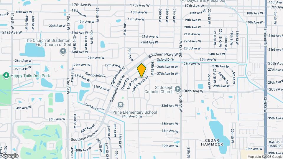3308 Cambridge Dr W Map and Location Details