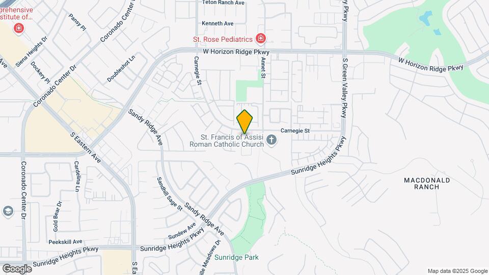 758 Rise Canyon Dr Map and Location Details