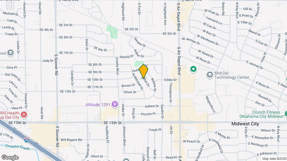 1917 Treat Dr Map and Location Details