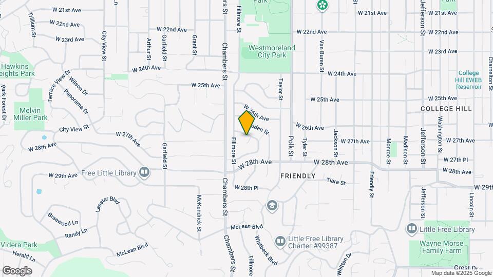 2730 Malibu Way Map and Location Details