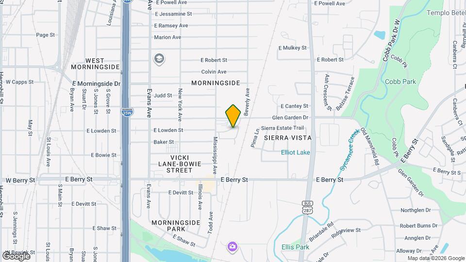 1212 Glen Garden Dr Map and Location Details