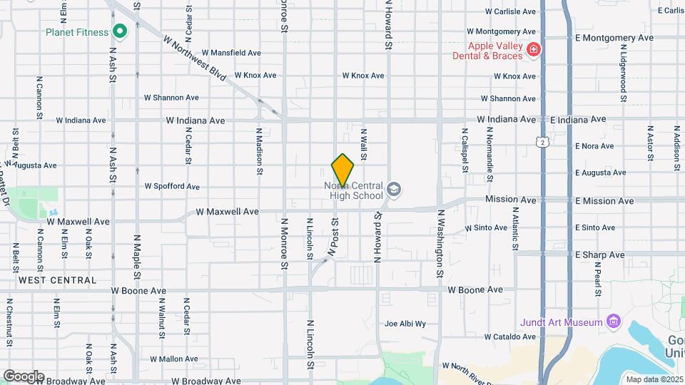 729 W Spofford Ave Mapa y Detalles de la Ubicación