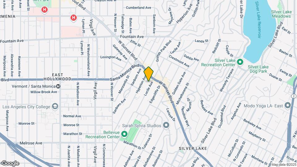 1437 Lucile Ave Map and Location Details
