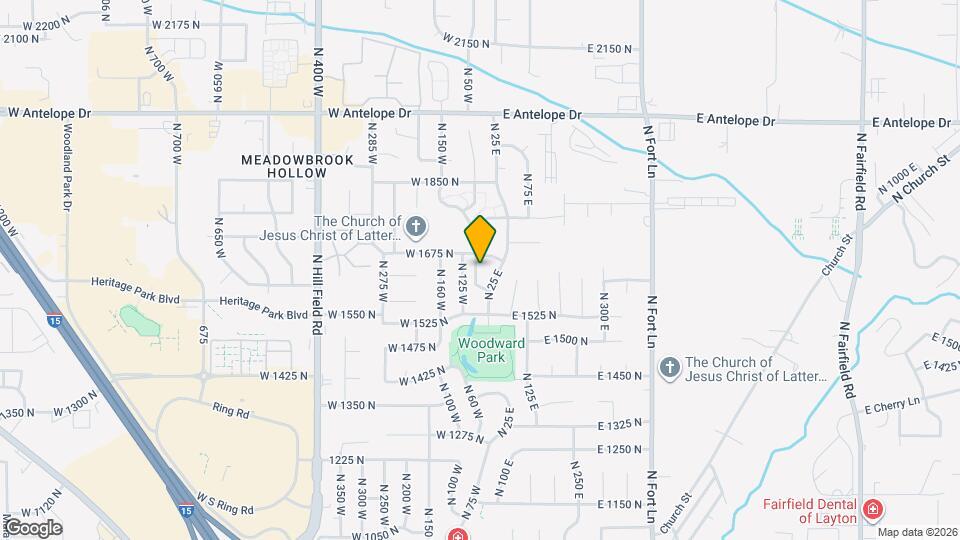 1656 Arnold Dr Mapa y Detalles de la Ubicación