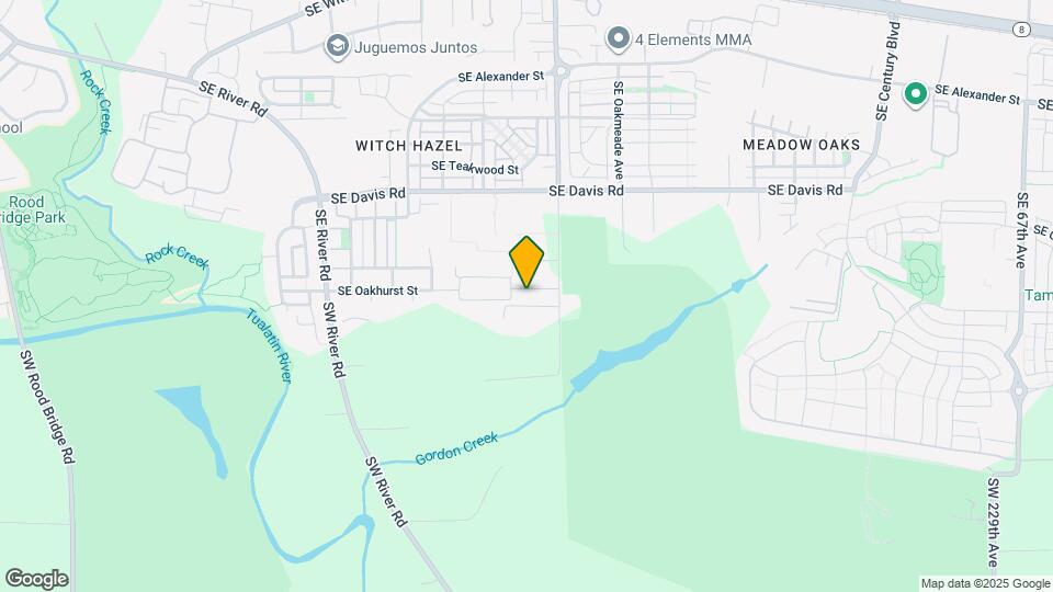 4940 SE Oakhurst St Mapa y Detalles de la Ubicación