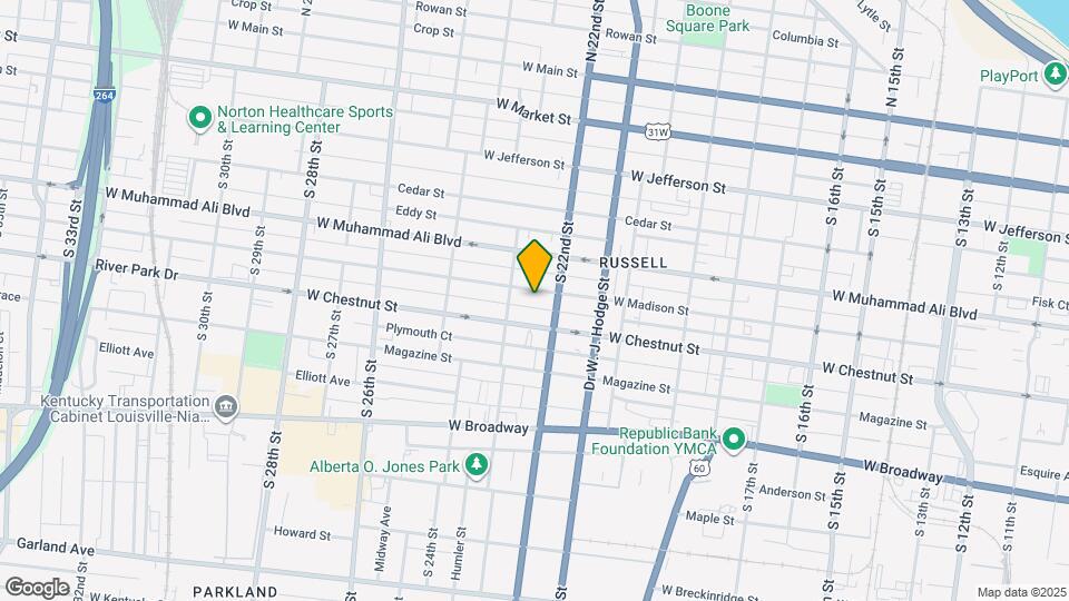 2218 W Madison St Map and Location Details