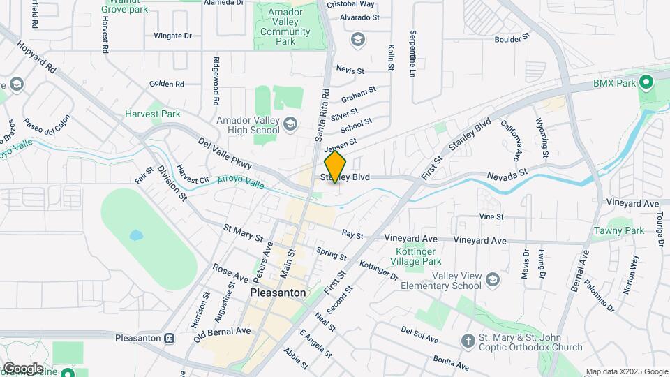 Pleasanton Mobile Home Park Mapa y Detalles de la Ubicación