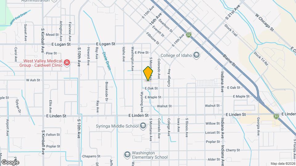 1224 E Ash St Map and Location Details