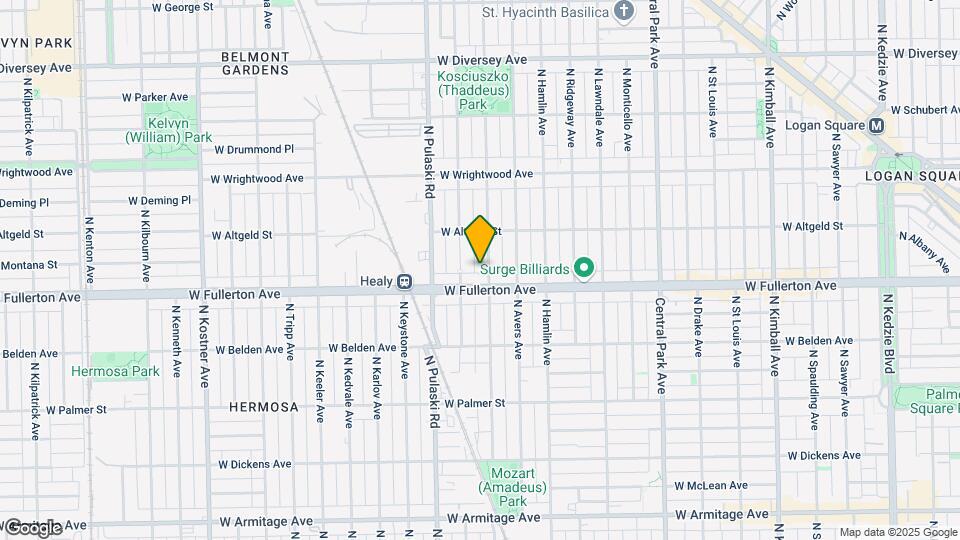 2416 N Springfield Ave Map and Location Details