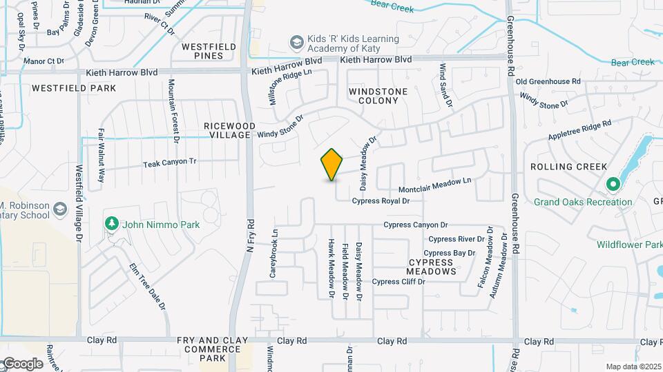 4627 Hawk Meadow Dr Map and Location Details