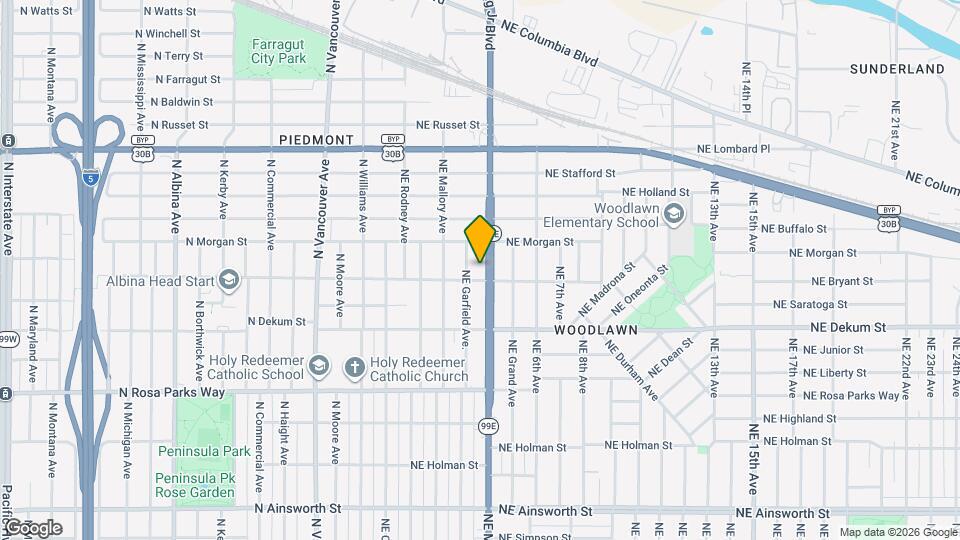 311 NE Bryant St Map and Location Details