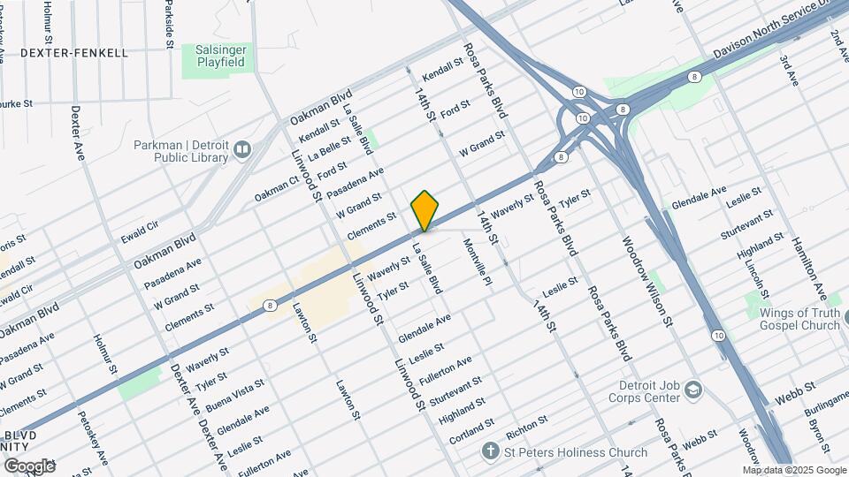13318 La Salle Blvd Map and Location Details