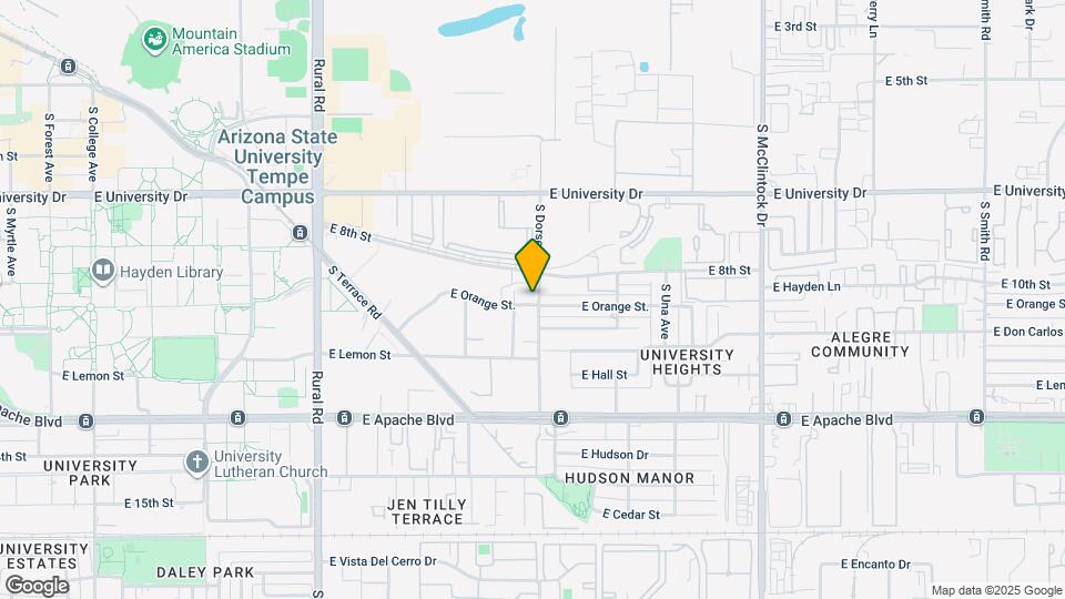 912 S Dorsey Ln Map and Location Details