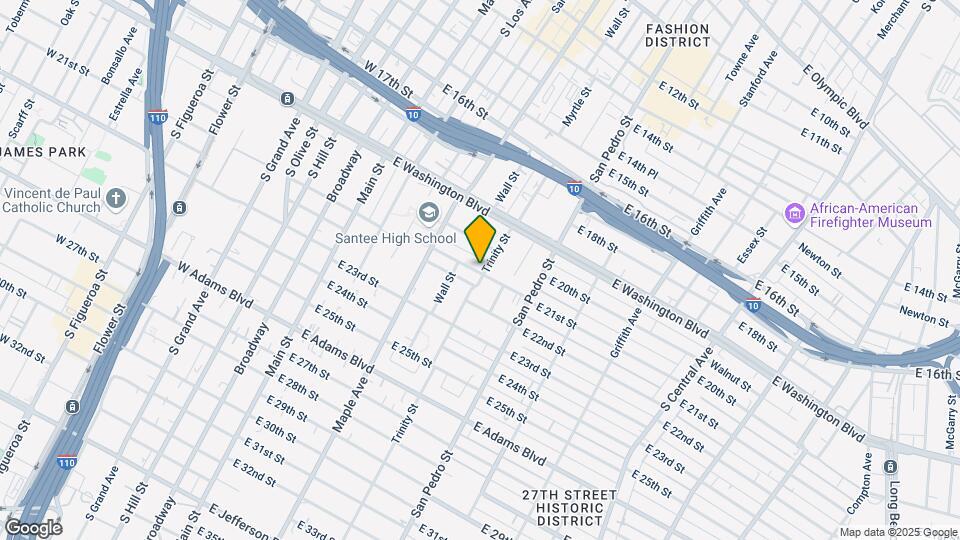 523 E 21st St Mapa y Detalles de la Ubicación