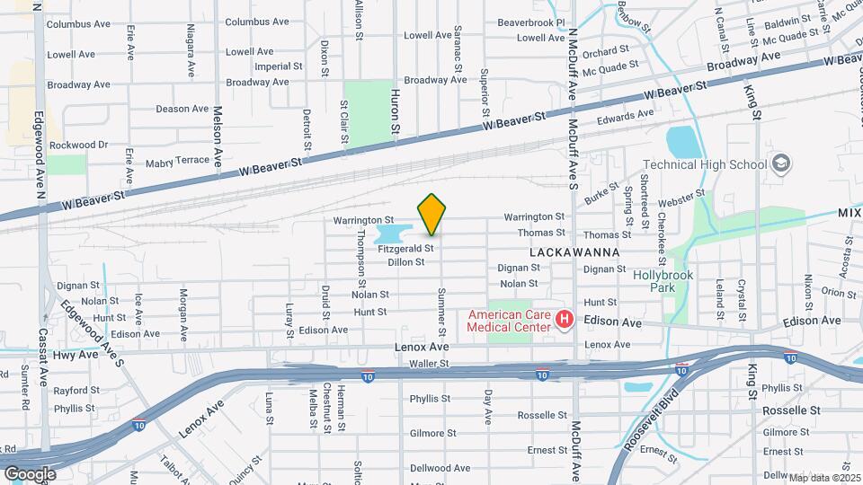 3313 Fitzgerald St Map and Location Details