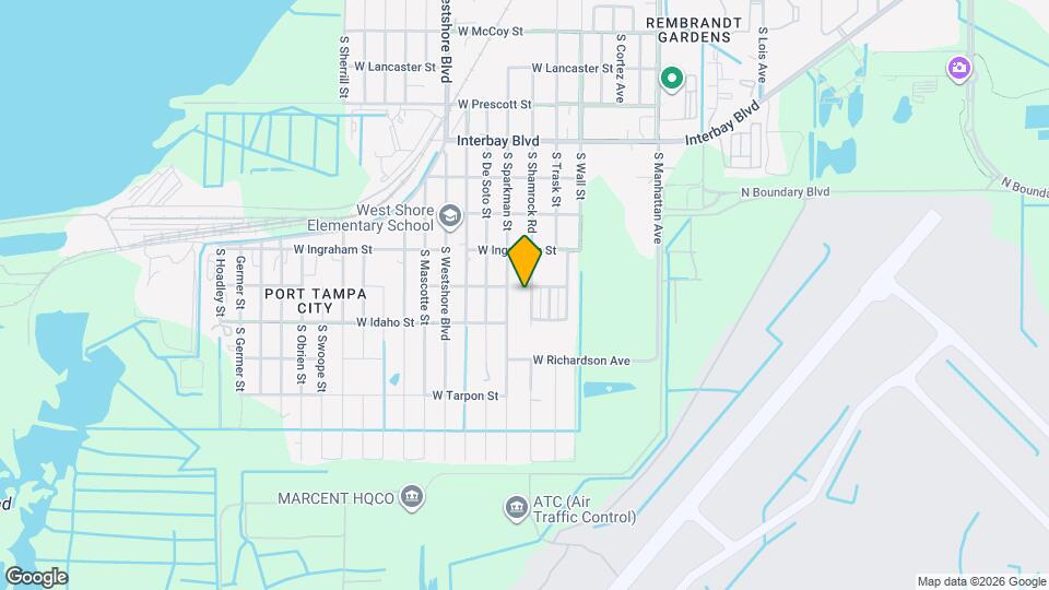7303 S Shamrock Rd Map and Location Details