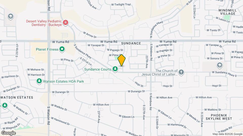 1622 S 229th Ave Mapa y Detalles de la Ubicación