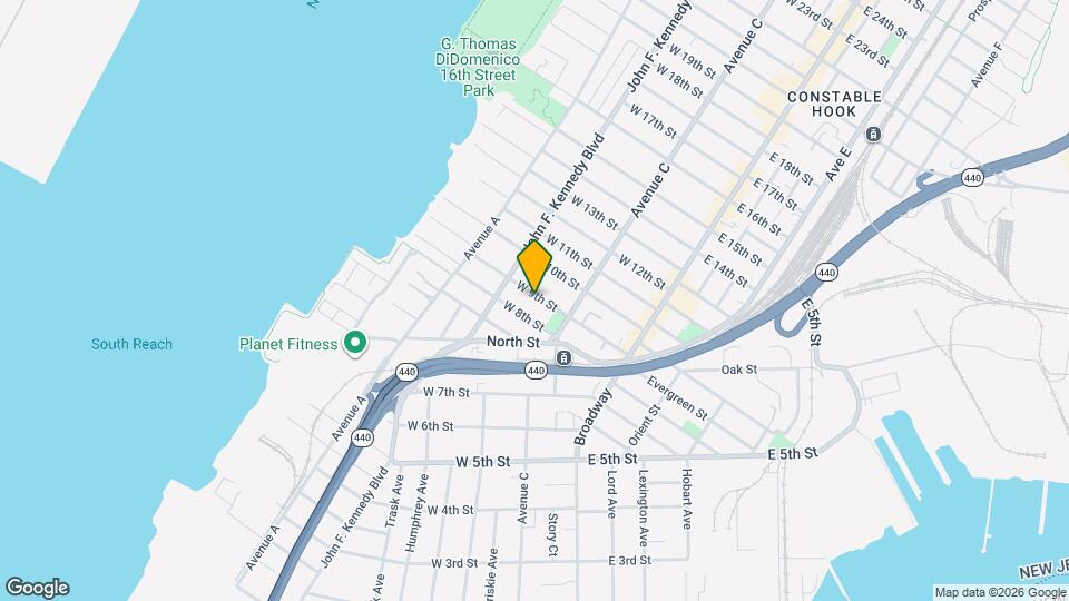 84 W 9th St Map and Location Details