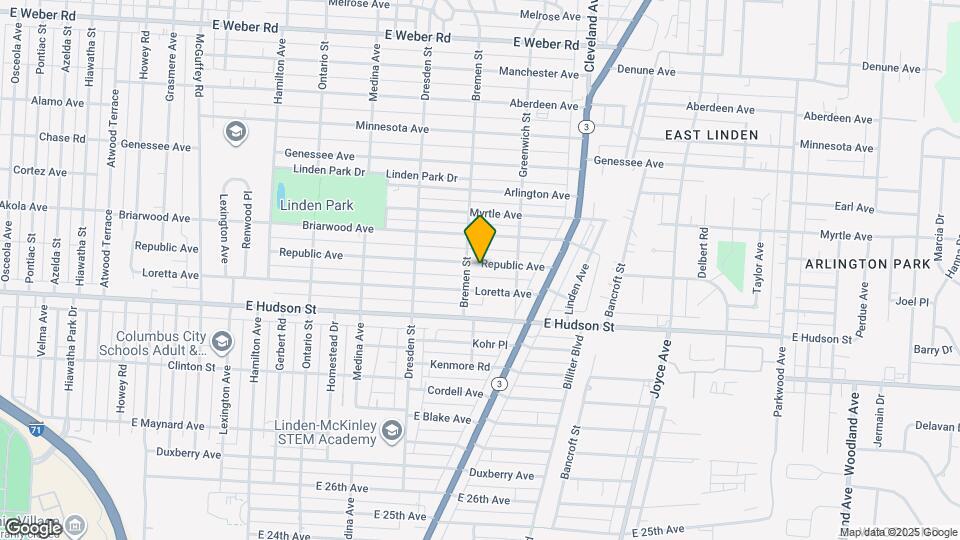 1521-1523-1523 Republic Ave Map and Location Details