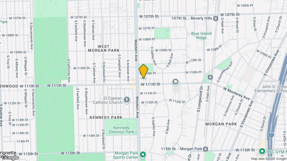 2342 W 111th St Map and Location Details