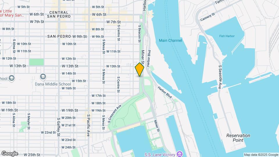 1427 S Beacon St Map and Location Details
