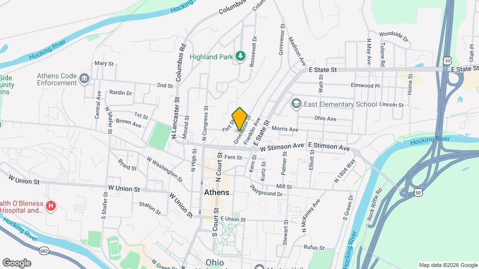 33 Grosvenor St Map and Location Details