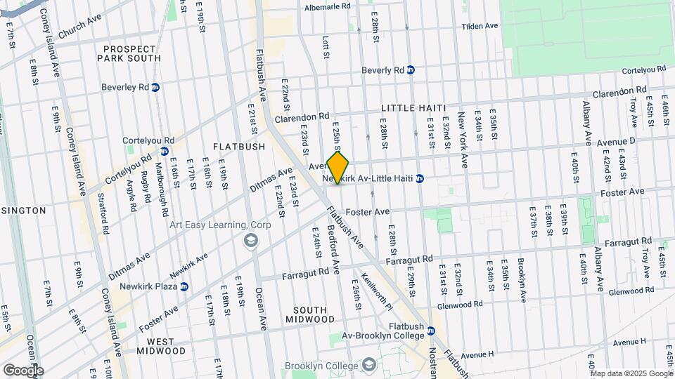 2416 Newkirk Ave Map and Location Details