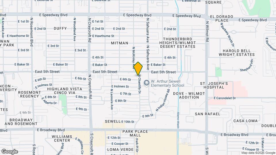 5755 E 6th St Map and Location Details